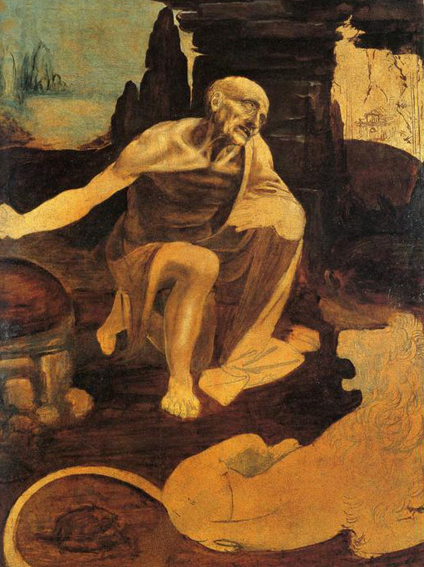 Леонардо Да Вінчі. «Святий Ієронім»