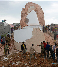 Культурні пам’ятки Непалу постраждали від землетрусу