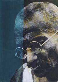 Карась Галерея покажет Ганди в стиле поп-арт