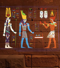 Метрополітен розфарбував єгипетську фреску