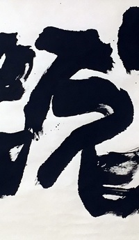 У Музеї Ханенків триває виставка японського каліграфа Рюсекі Морімото
