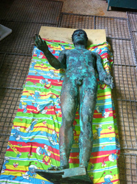 Антична бронзова скульптура Аполлона знайдена в Секторі Гази
